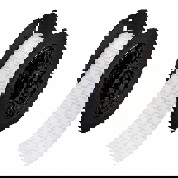 Label Maker Label: White, Nylon, 1,500 per Roll